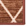 vidaXL Tapis de couloir Marron fonc&eacute; 80x200 cm
