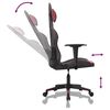 vidaXL Chaise de jeu Noir et rouge bordeaux Similicuir