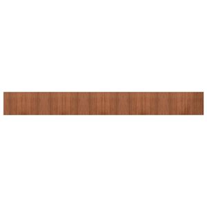vidaXL Tapis rectangulaire marron 60x500 cm bambou