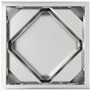 vidaXL Jardini&egrave;re 2 pcs Argent 30 x 30 x 30 cm Acier galvanis&eacute;
