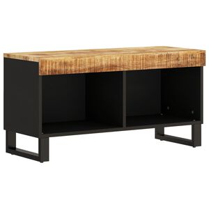 vidaXL Meuble TV 85x33x43,5 cm bois massif de manguier