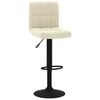 vidaXL Tabouret de bar Cr&egrave;me Velours