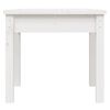 vidaXL Banc de jardin blanc 50x44x45 cm bois massif de pin