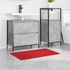 vidaXL Tapis de bain antid&eacute;rapant Rouge 50 x 80 cm PP