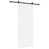 vidaXL Porte coulissante ORKDAL Blanc 93 x 232 cm Pin massif