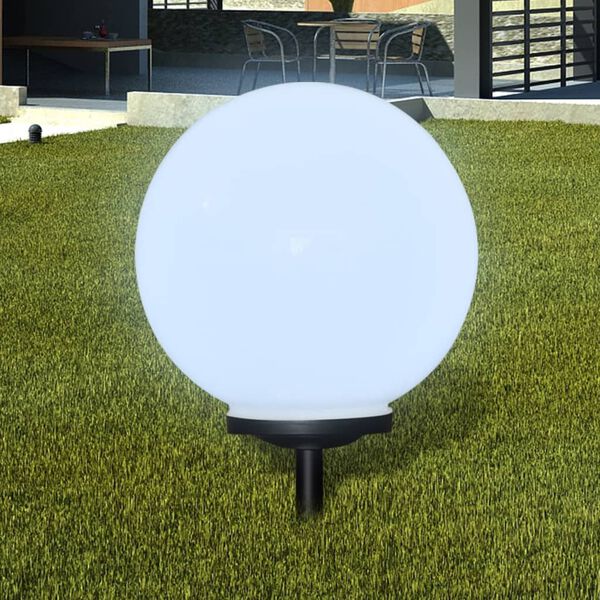 vidaXL 2 pcs Lampes d'allée d'extérieur à LED 40 cm et piquet au sol