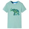 vidaXL T-shirt pour enfants vert 128
