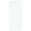 vidaXL Table console blanc 100x35x76,5 cm bois d'ingénierie