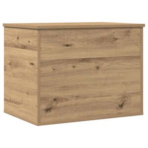 vidaXL Bo&icirc;te de Rangement ch&ecirc;ne artisanal 60 x 42 x 46 cm