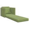 vidaXL Canap&eacute;-Lit 60cm Vert clair Velours