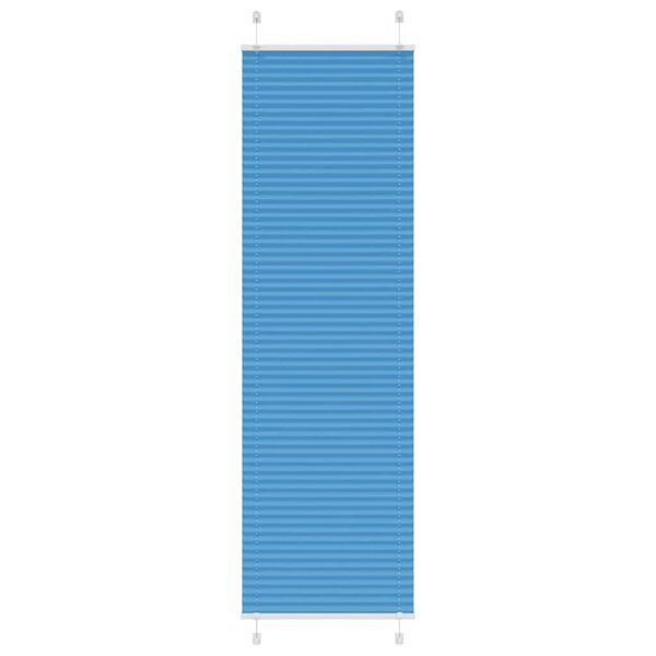 vidaXL Store pliss&eacute; bleu 60x200 cm largeur du tissu 59,4 cm polyester