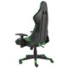 vidaXL Chaise de jeu pivotante Vert PVC