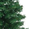vidaXL Sapin de No&euml;l artificiel d'angle Vert 240 cm PVC
