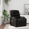 vidaXL Fauteuil de massage inclinable noir similicuir