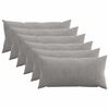vidaXL Housse de coussin 6 pcs HEERLEN Gris clair 40 x 80 cm