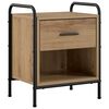vidaXL Table de chevet Ch&ecirc;ne artisanal 40 x 30 x 50 cm