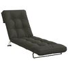vidaXL Coussin de transat VIANEN 100 % polyester Anthracite