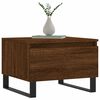 vidaXL Table basse ch&ecirc;ne marron 50x46x35 cm bois d'ing&eacute;nierie