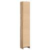 vidaXL Meuble de salle de bain Ch&ecirc;ne artisanal 32x25,5x190 cm Bois d'ing&eacute;nierie