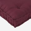 vidaXL Coussin de canapé sur palette Marron tissu