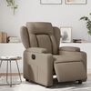 vidaXL Fauteuil inclinable &eacute;lectrique Cappuccino Similicuir