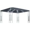 vidaXL Tonnelle avec guirlande lumineuse &agrave; LED 400x300 cm Anthracite
