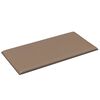 vidaXL T&ecirc;te de lit murale 12 pcs Cappuccino 30 x 15 cm tissu
