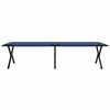vidaXL Lit de camping pliant Bleu 193 x 69 x 45 cm Tissu Oxford