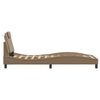 vidaXL Cadre de lit Viana sans matelas cappuccino 80x200 cm similicuir