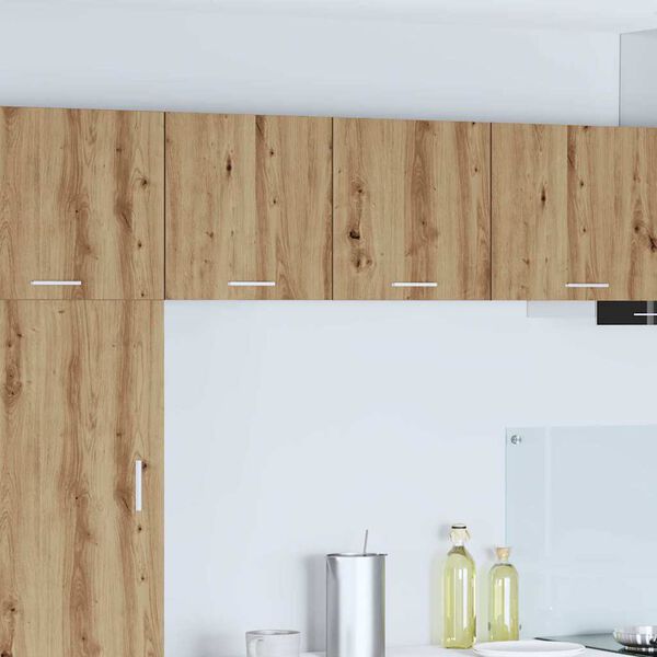 vidaXL Armoire suspendue Ch&ecirc;ne Artisan et Blanc 40 x 31 x 40 cm