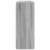 vidaXL Meuble TV mural Gris Sonoma 59,5 x 31 x 80 cm Bois d'ing&eacute;nierie