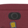 vidaXL Fauteuil inclinable de massage &eacute;lectrique Rouge bordeaux Tissu