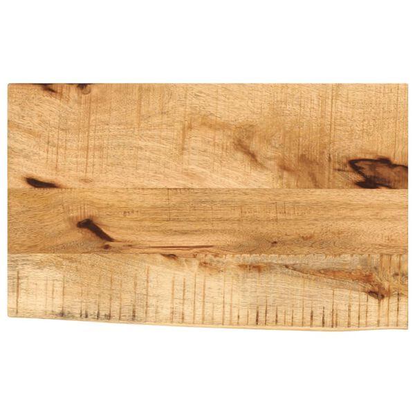 vidaXL Dessus de table 50x30x3,8 cm bord vif bois massif manguier brut