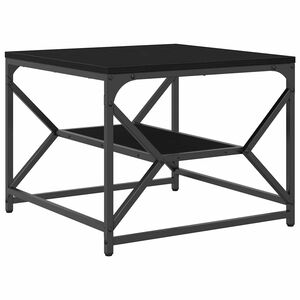 vidaXL Table basse Ch&ecirc;ne noir 51 x 50 x 40 cm