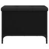 vidaXL Banc de rangement noir 62x42x45 cm bois d'ing&eacute;nierie