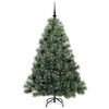vidaXL Sapin de No&euml;l artificiel avec 150 LED Vert 150 cm PE et PVC