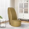 vidaXL Chaise en forme de chaussure &agrave; talon haut Dor&eacute; Similicuir