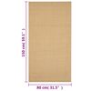 vidaXL Tapis Sisal naturel 80x150 cm