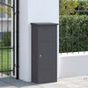 vidaXL Bo&icirc;te de d&eacute;p&ocirc;t de colis Anthracite 44,5 x 29 x 110,5 cm Acier