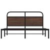 vidaXL Cadre de lit sans matelas 150x200 cm ch&ecirc;ne marron