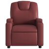 vidaXL Fauteuil inclinable &eacute;lectrique Rouge bordeaux Similicuir