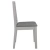 vidaXL Mobilier de salle &agrave; manger 5 pcs MDF Gris