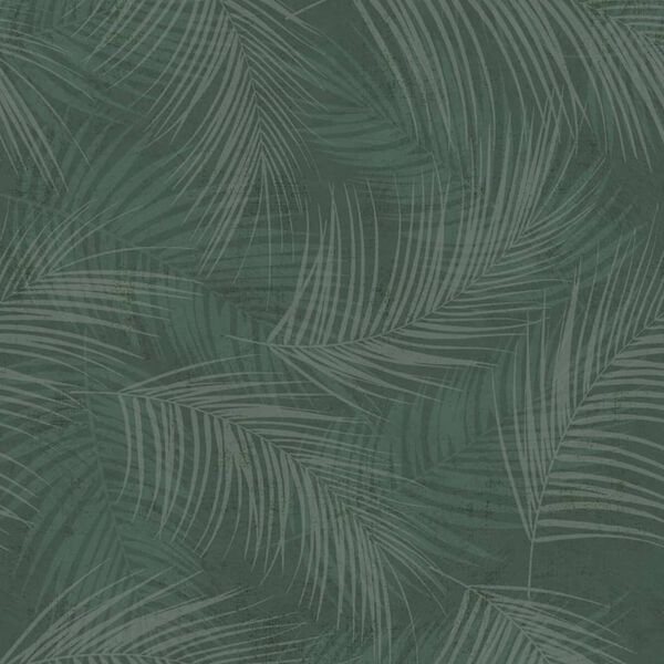 DUTCH WALLCOVERINGS Papier peint Palm Vert