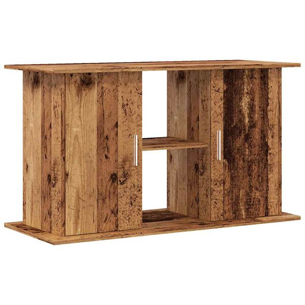 vidaXL Support pour aquarium vieux bois 101x41x58 cm bois d'ingénierie