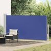 vidaXL Auvent lat&eacute;ral r&eacute;tractable de patio 170x300 cm Bleu