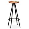 vidaXL Tabourets de bar lot de 2 bois massif de récupération