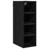 vidaXL Armoire suspendue Ch&ecirc;ne noir 20 x 29,5 x 60 cm