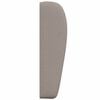 vidaXL Oreille de t&ecirc;te de lit Beige 80 x 23 x 6 cm tissu