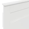 vidaXL T&ecirc;te de lit Blanc 100 cm Bois d'ing&eacute;nierie