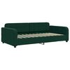vidaXL Lit de jour avec matelas vert fonc&eacute; 100x200 cm velours